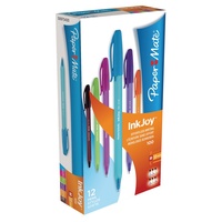PAPERMATE INKJOY 100 BALLPOINT PEN 1.0MM ASSORTED COLOURS BOX 12