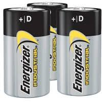 ENERGISER INDUSTRIAL ALKALINE BATTERY D
