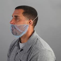 BEARD COVER SINGLE LOOP BLUE BOX 500