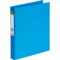 MARBIG RING BINDER PE 25MM 2D A4 SKY BLUE
