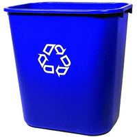 RUBBERMAID DESKSIDE RECYCLING CONTAINER WITH SYMBOL MEDIUM 26.6L BLUE