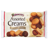 ARNOTTS ASSORTED CREAM BISCUITS 500GM