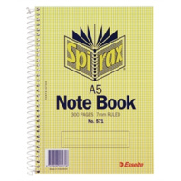 SPIRAX 571 SIDE OPENING A5 300 PAGE SPIRAL NOTEBOOK