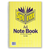 SPIRAX 595A SIDE OPENING SPIRAL NOTEBOOK A4 240 PAGE