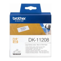 BROTHER DK-11208 ADDRESS LABEL LARGE 38x90mm WHITE ROLL 400