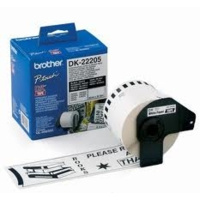 BROTHER DK-22205 CONTINUOUS PAPER ROLL 62x30.48mm WHITE