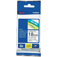 BROTHER TZE-241 18mm BLACK ON WHITE  LAMINATED LABELLING TAPE