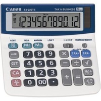 CANON TX220TS 12 DIGIT ADJUSTABLE DISPLAY CALCULATOR