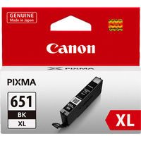 CANON CLI 651XL INK CARTRIDGE HIGH YIELD BLACK