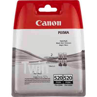 CANON PGI520BK INK CARTRIDGE BLACK PACK 2