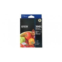 EPSON 200XL HIGH YIELD VALUE PACK BLACK, CYAN, MAGENTA, YELLOW