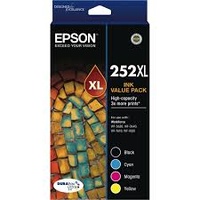 EPSON 252XL HIGH YIELD VALUE PACK 4 (B,C,M,Y HIGH YIELD