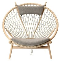 JA/CASA HANDWOVEN RATTAN ARMCHAIR