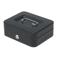 ITALPLAST 18CM/8"" CASH BOX BLACK