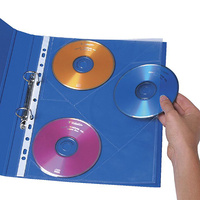 MARBIG CD DVD POCKETS 3 CAPACITY A4 PACK 10
