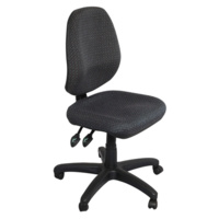 HIGH BACK ERGO 100 EX WIDE TASK CHAIR FABRIC CHARCOAL