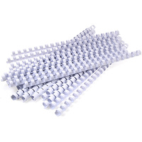 REXEL BINDING COMBS 8MM 45 PAGE CAPACITY WHITE PACK 100