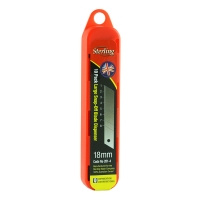 LARGE LONG LASTING STERLING UK  BLADE REFILL 18mm PACK 10