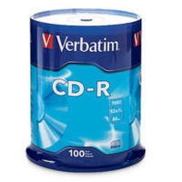 VERBATIM 94554 CD-R 80 MIN 52X SPINDLE 100