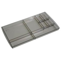 ESSELTE 48343 NOUVEAU DRAWER TIDY SMOKE