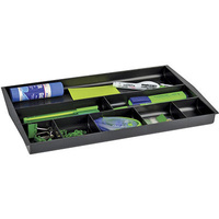 ITALPLAST I70BK DRAWER TIDY 8 COMPARTMENT BLACK