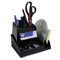 ITALPLAST I 35BLK DESK ORGANISER BLACK