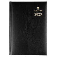 COLLINS STERLING 384 A5 WEEK BLACK DIARY 2023