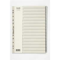 BANTEX A4 1-31 TAB  PP GREY DIVIDER