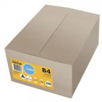 TUDOR B4 KRAFT  353x250 PEEL N SEAL ENVELOPE 140228 BOX 250 