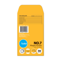PAY ENVELOPE 92x165 KRAFT PRINTED BOX 500