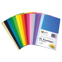 QUILL 94020  DL CREAM COLOURED ENVELOPES PACK 25