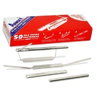 ARNOS F202 PAPER FASTENERS 3 PIECE BOX 50 