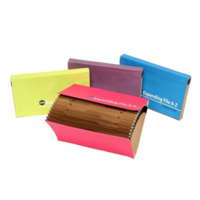MARBIG 900608 A-Z EXPANDING FILE FOOLSCAP MANILLA SUMMER COLOURS