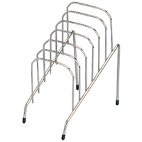 STEP FILE ORGANISER SMALL 6 GRADUATED SLOT CHROME