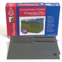 SOVEREIGN BOX 50 FS SUSPENSION FILE DELUXE + TABS AND INSERTS 