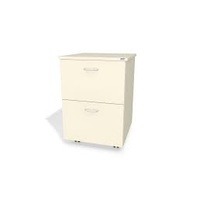 RAPIDLINE CMP2F MOBILE PEDESTAL 2 DRAWERS LOCKABLE 690x465x447mm GREY