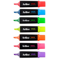 ARTLINE VIVIX HIGHLIGHTERS ASSORTED COLOURS PACK 10