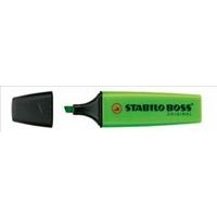 STABILO BOSS HIGHLIGHTER GREEN BOX 10