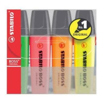 STABILO BOSS HIGHLIGHTER WALLET 4