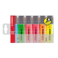 STABILO BOSS HIGHLIGHTER WALLET 6