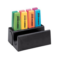 STABILO BOSS HIGHLIGHTER DESK SET WITH 8 ASSORTED COLOURS