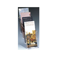 DEFLECT-O 77701 STANDARD BROCHURE HOLDER DL FOUR TIER