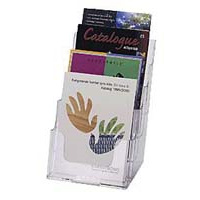 DEFLECT-O 77901 STANDARD BROCHURE HOLDER A5 FOUR TIER