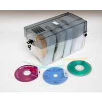 AURORA CD/DVD LOCKABLE HOLDER 150 CAPACITY
