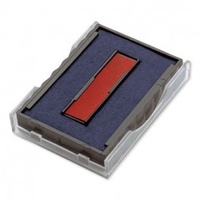SHINY S401-410 DATER INK PAD REFILL BLUE ON RED