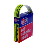 QUIK STIK LABEL ANY REASON 19x63mm 125 LABELS
