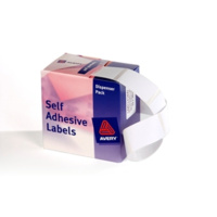 AVERY 937220 GENERAL USE LABELS 24x38mm WHITE REMOVABLE BOX 380