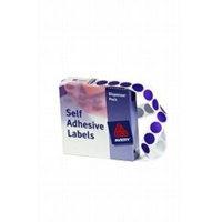 AVERY 937264 ROUND LABELS 14mm PURPLE BOX 1050