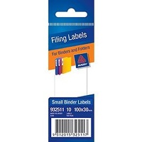 AVERY 932510 LEVER ARCH FILING LABELS LARGE MANUAL PACK 10