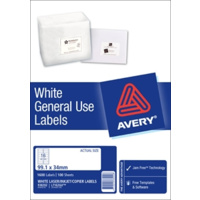 AVERY 938202 L7162GU GENERAL USE LASER INKJET COPIER LABELS 16 PER PAGE 100 SHEETS
